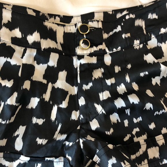 Arden B soft black white spots shorts 00 - Picture 2 of 4